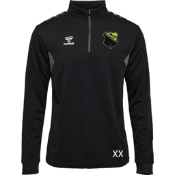 Zeige Details für Trainings sweat half Zip / Mit Rückenflock - Kinder Bild von Trainings sweat half Zip / Mit Rückenflock - Kinder